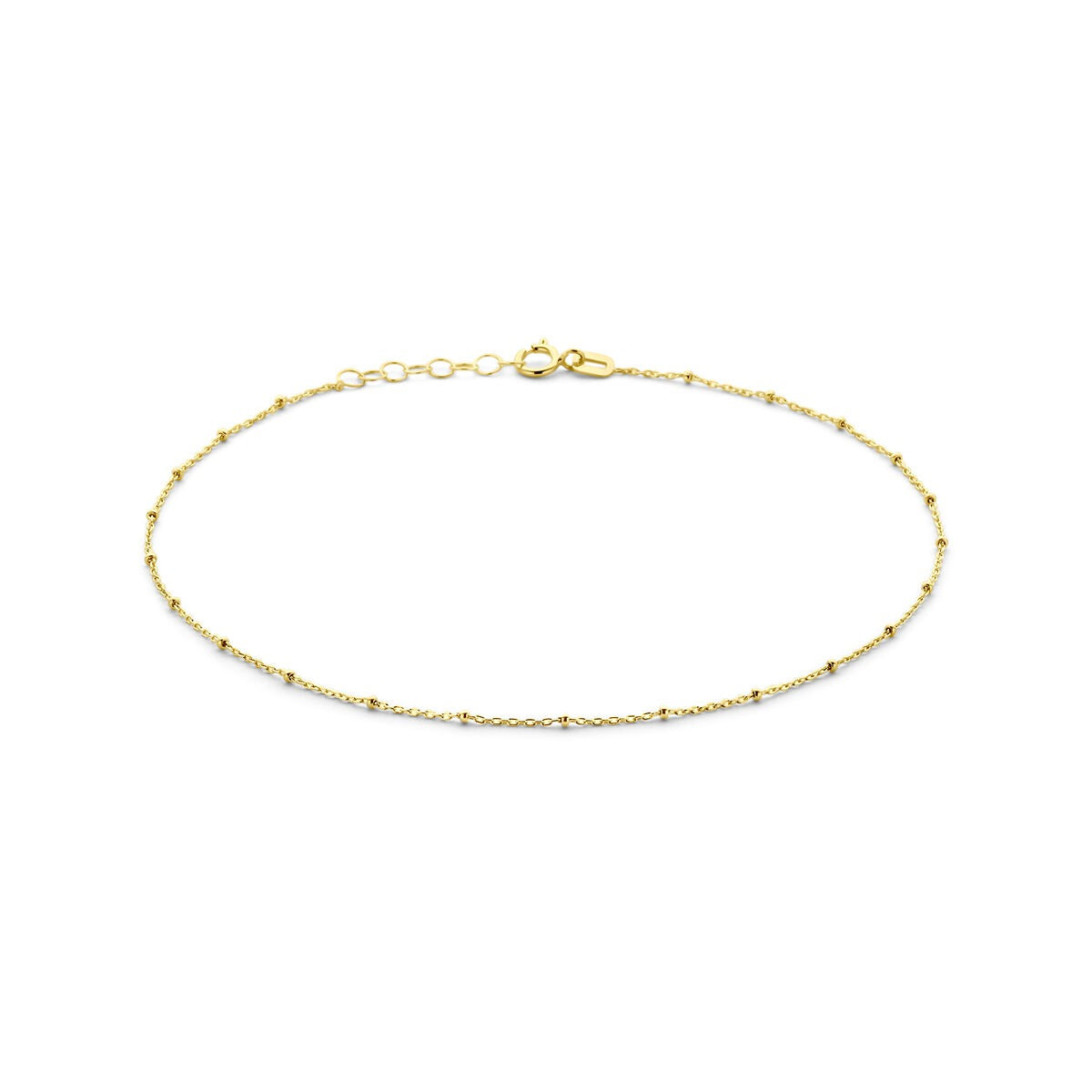 Bracelet en or jaune 14 carats avec des petites billes.