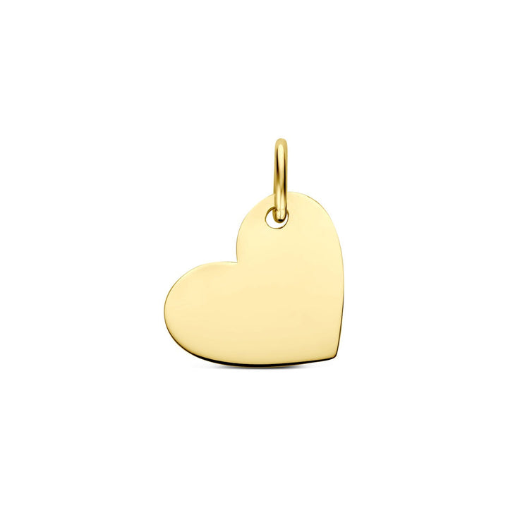 9k Geelgouden Ketting met Hanger Hartje