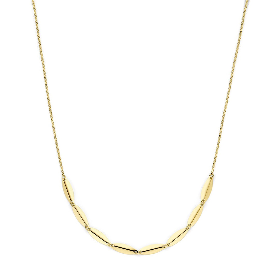 Verguld 925 zilveren collier