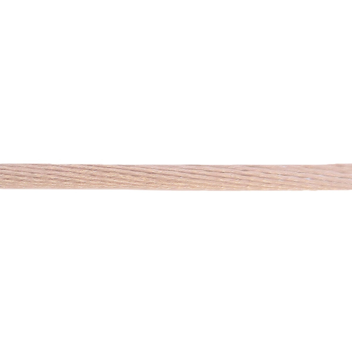 Corde satinée rose de 38 cm, idéale pour créer votre propre bracelet noué.