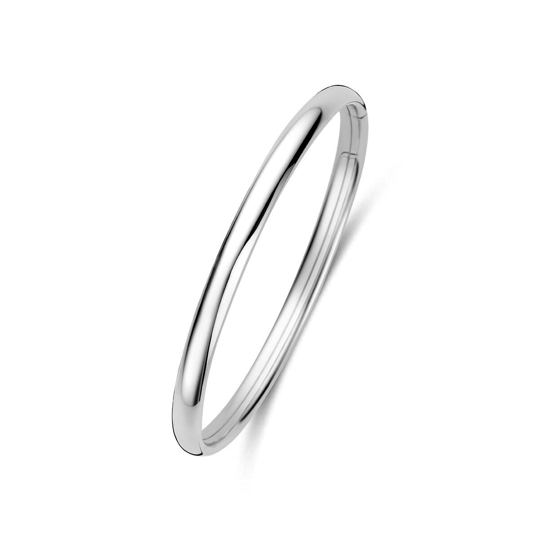 Gerhodineerde 925 zilveren bangle