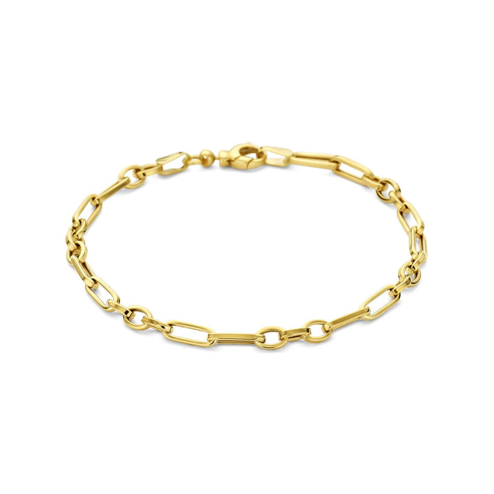 9k Geelgouden anker armband 4 mm