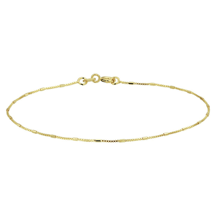 Gouden venetiaanse armband met staafjes – 14k