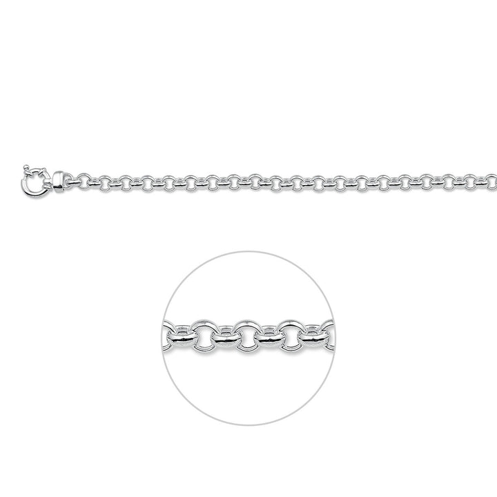 Zilveren Jasseron Armband