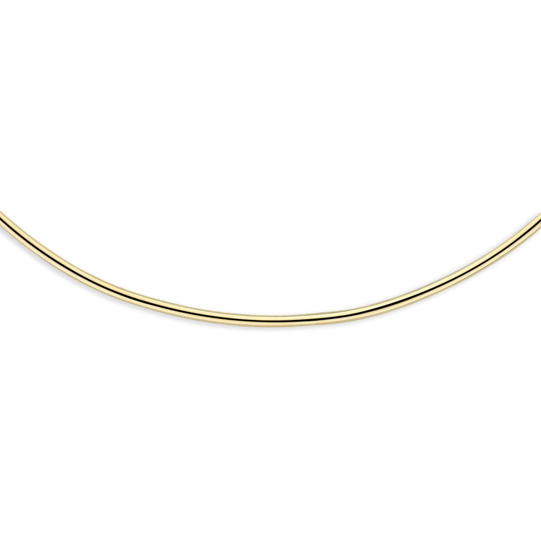 14k Geelgouden spang collier