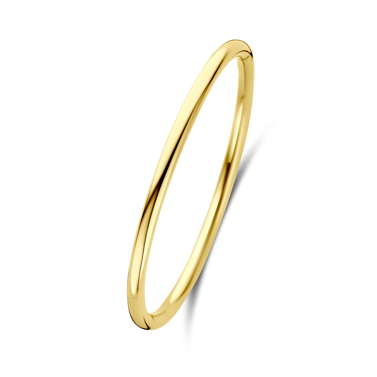 Bague en acier pour femme jaune avec charnière 4,0 mm 60 mm