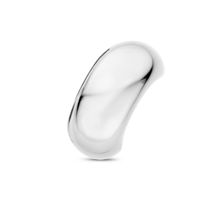 Stalen hair cuff – strak zilverkleurig design