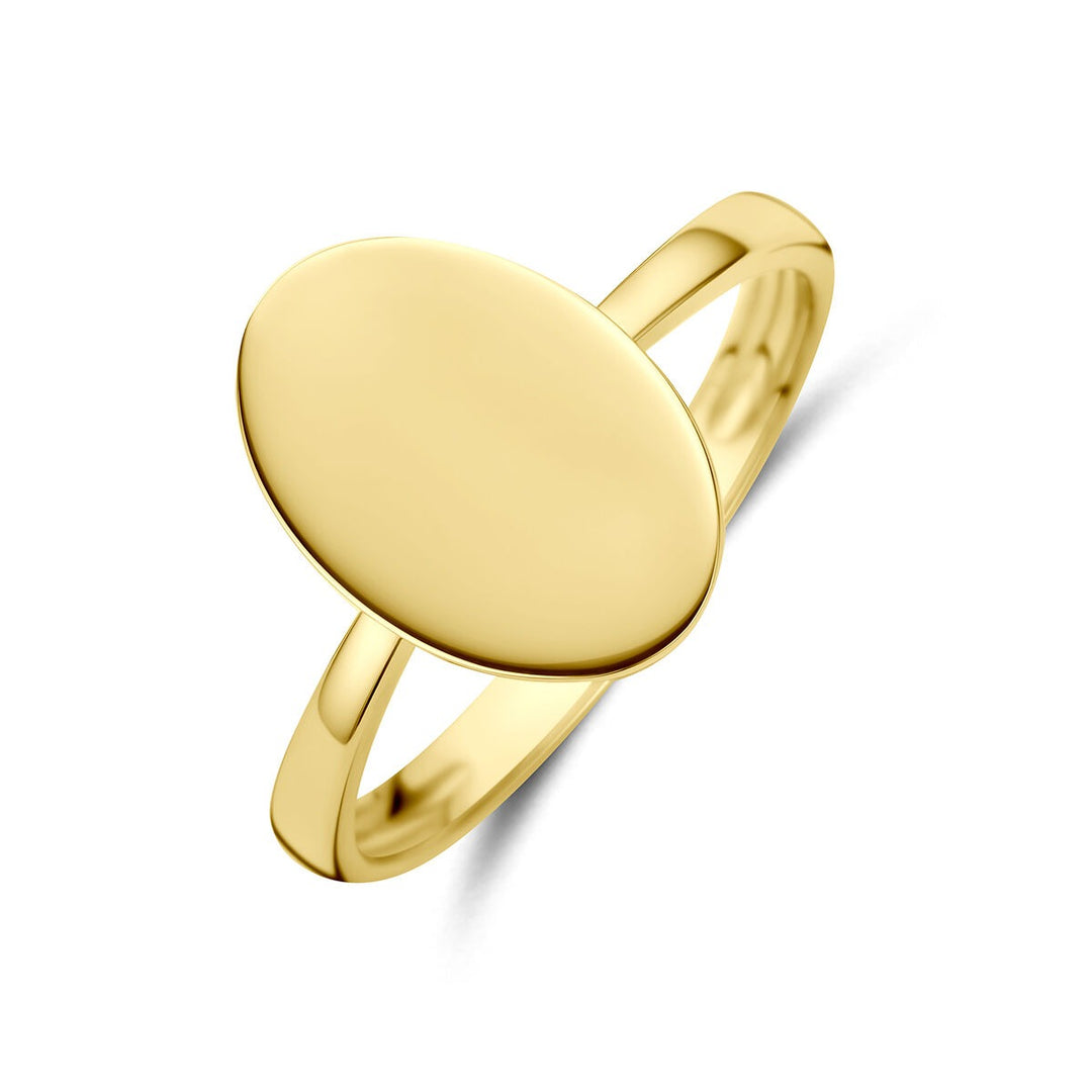 14k Geelgouden graveerring