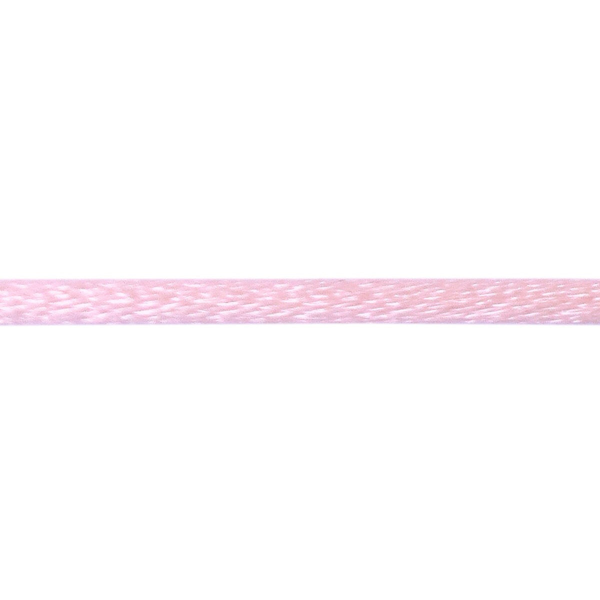 Cordon satiné rose de 38 cm, idéal pour bracelet noué.