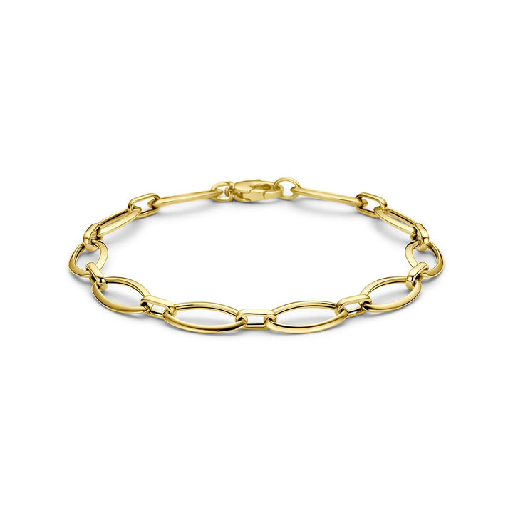 9k Geelgouden anker armband