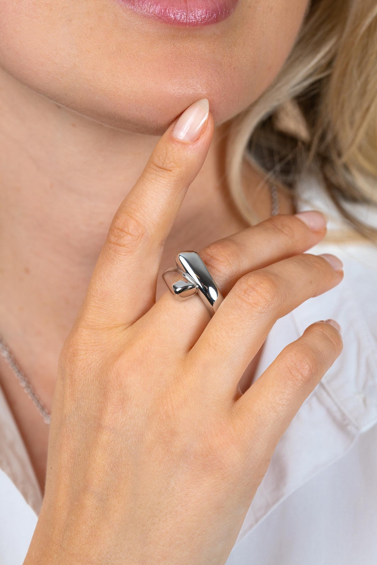 bague statement en argent ZIR2786