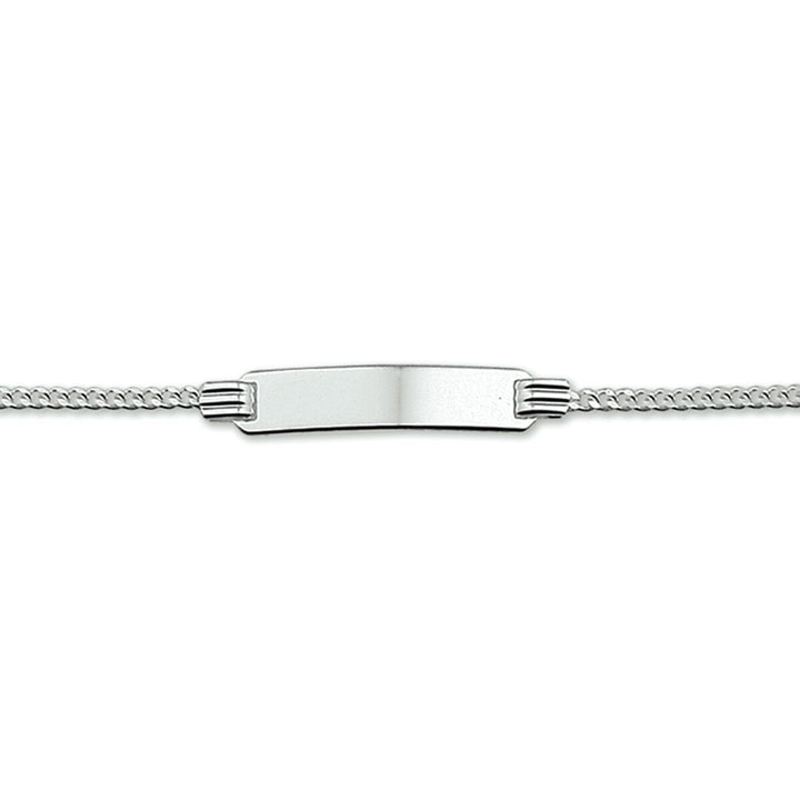 bracelet gourmet 11 - 13 cm argent rhodié