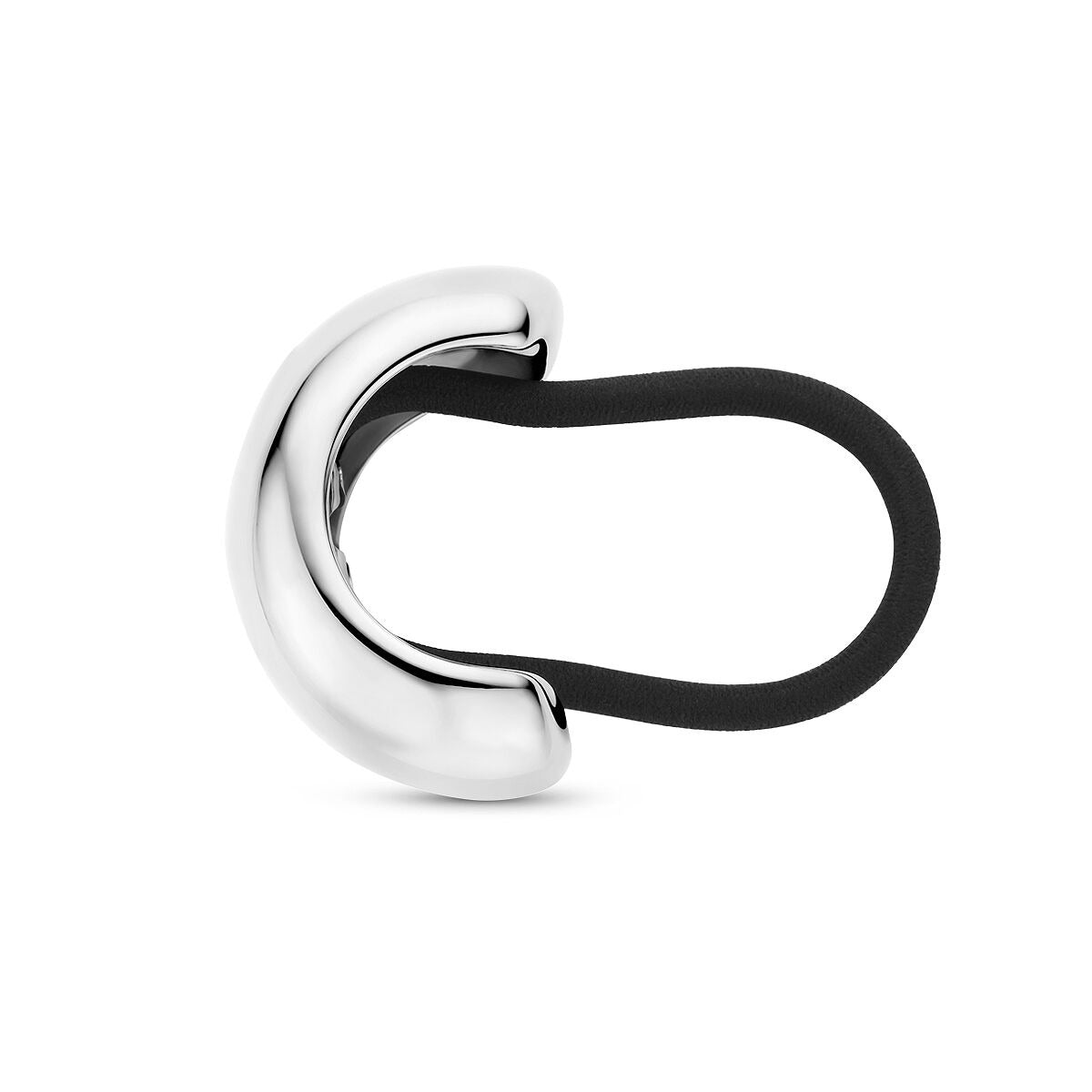 Bracelet de cheveux en acier – design argenté épuré