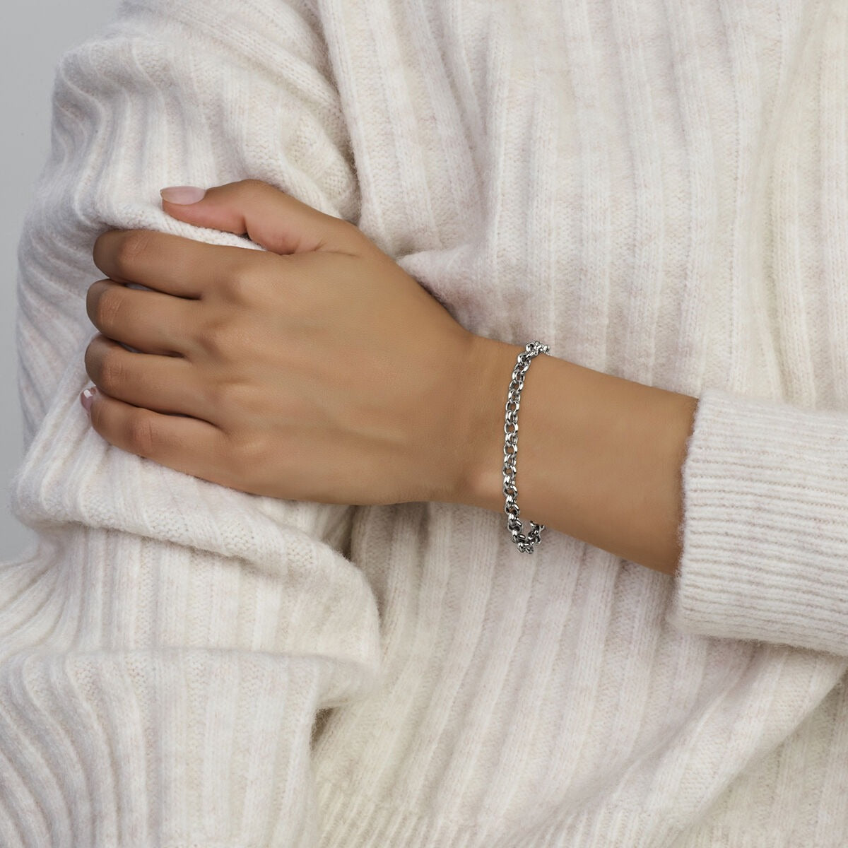Bracelet en argent Jasseron