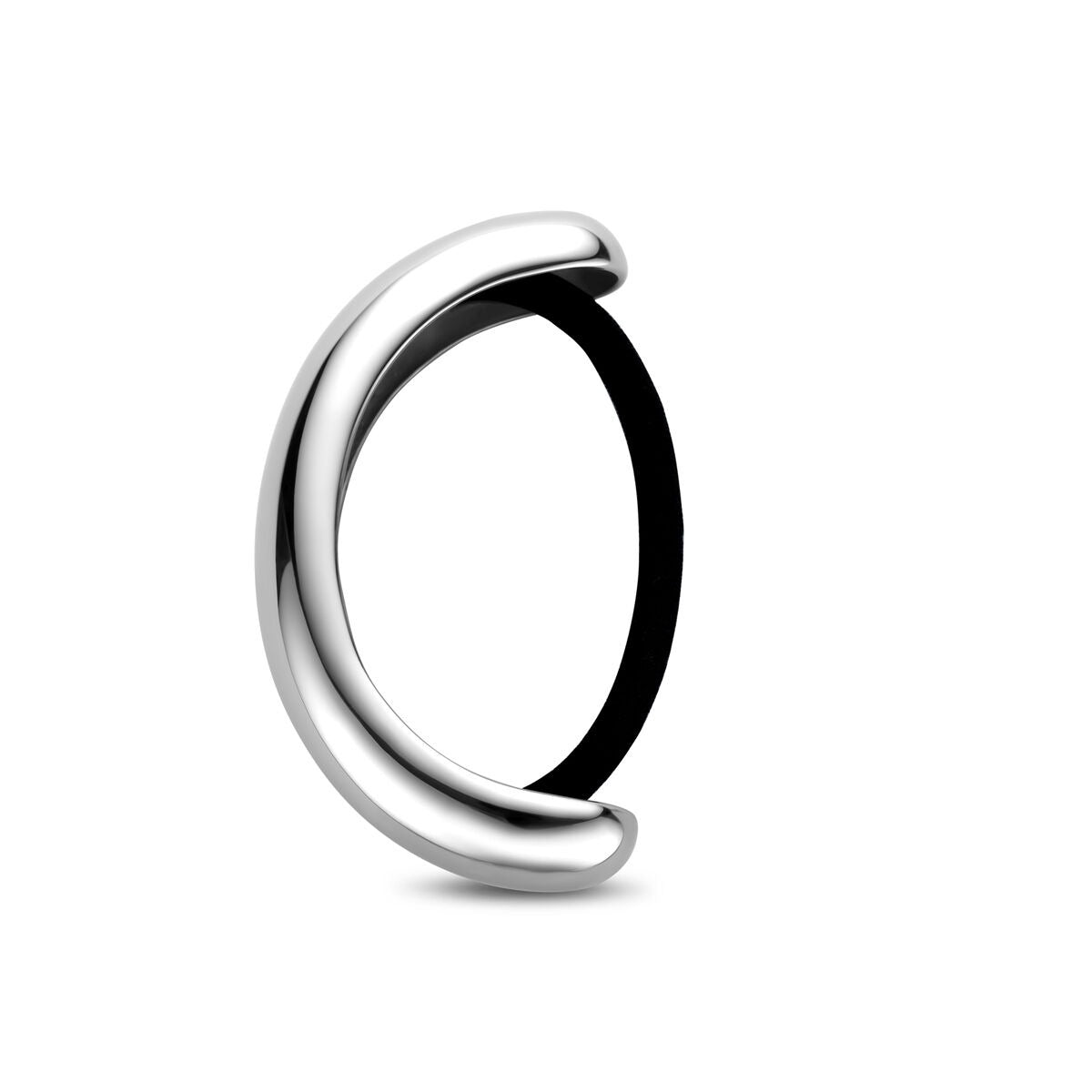 Bracelet de cheveux en acier couleur argent – 19x76 mm