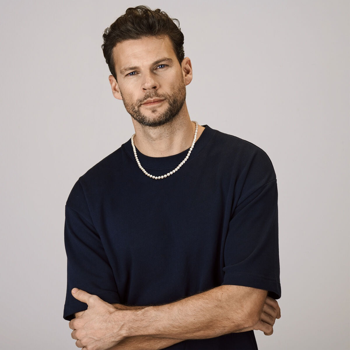 Collier en argent avec des perles d'eau douce