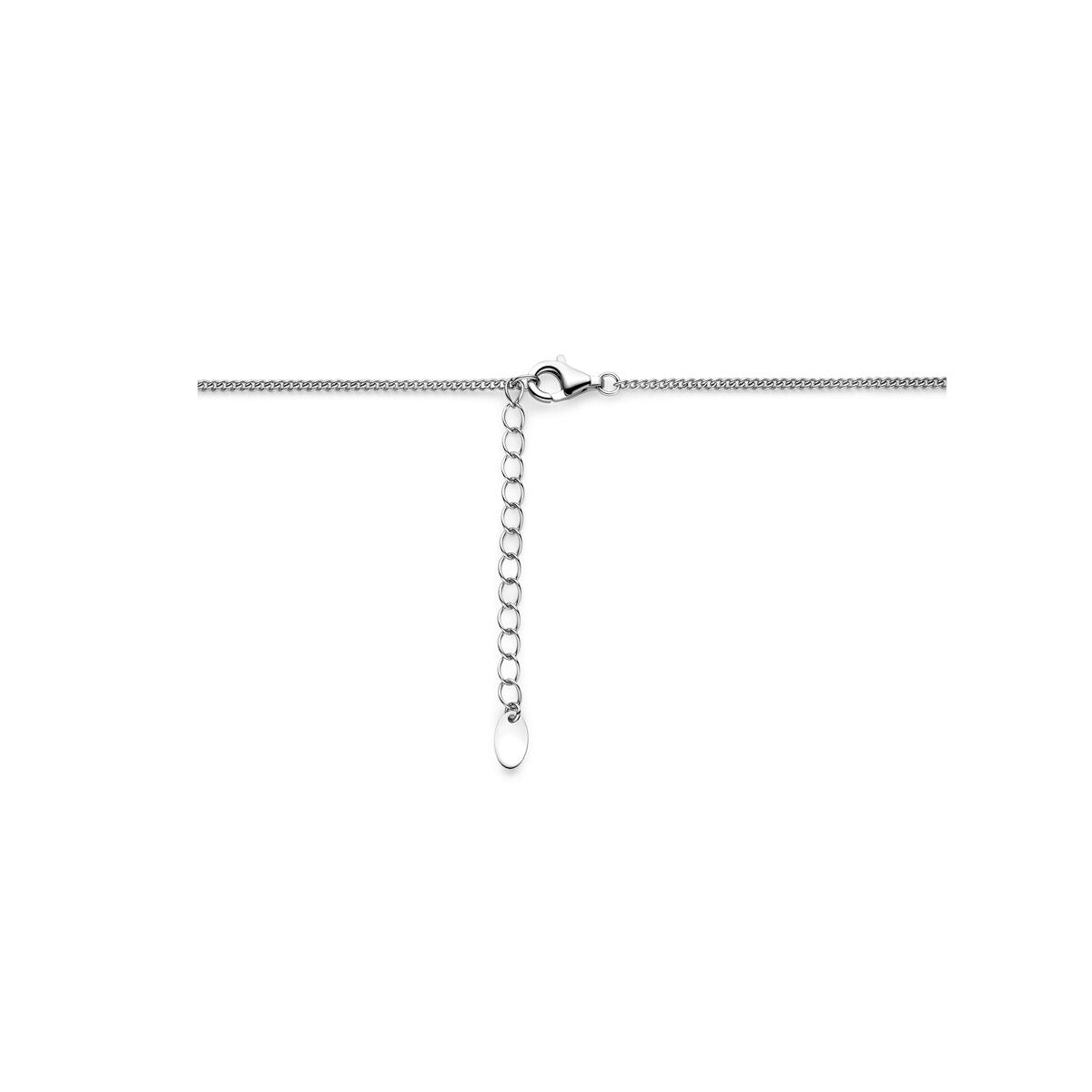 Collier en argent pour femme – collier rhodié avec perles