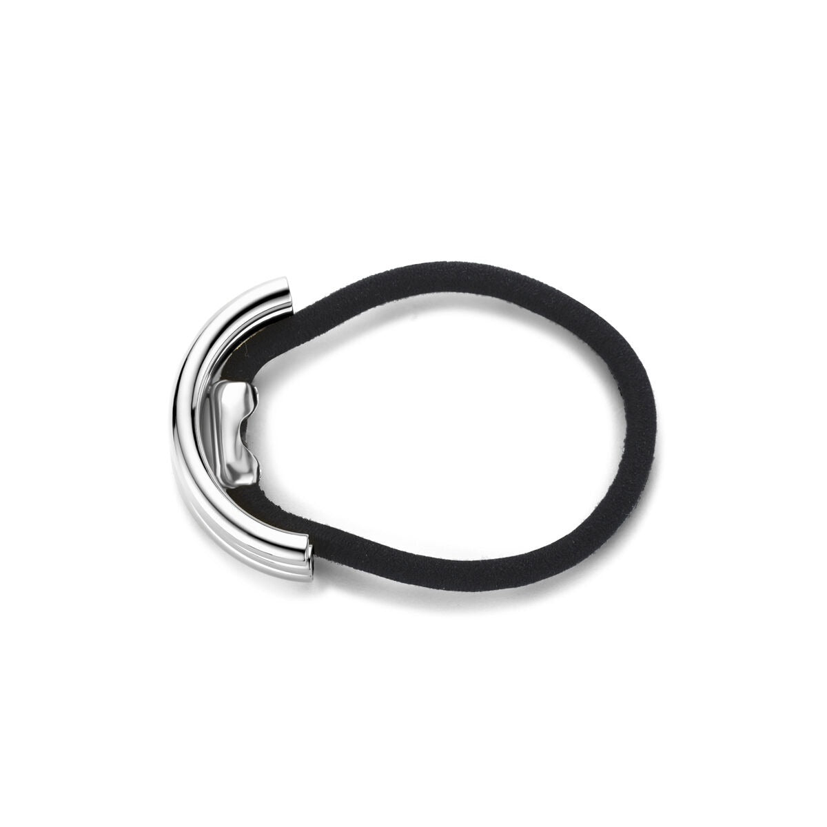 Bracelet de cheveux en acier couleur argent – 12x34 mm