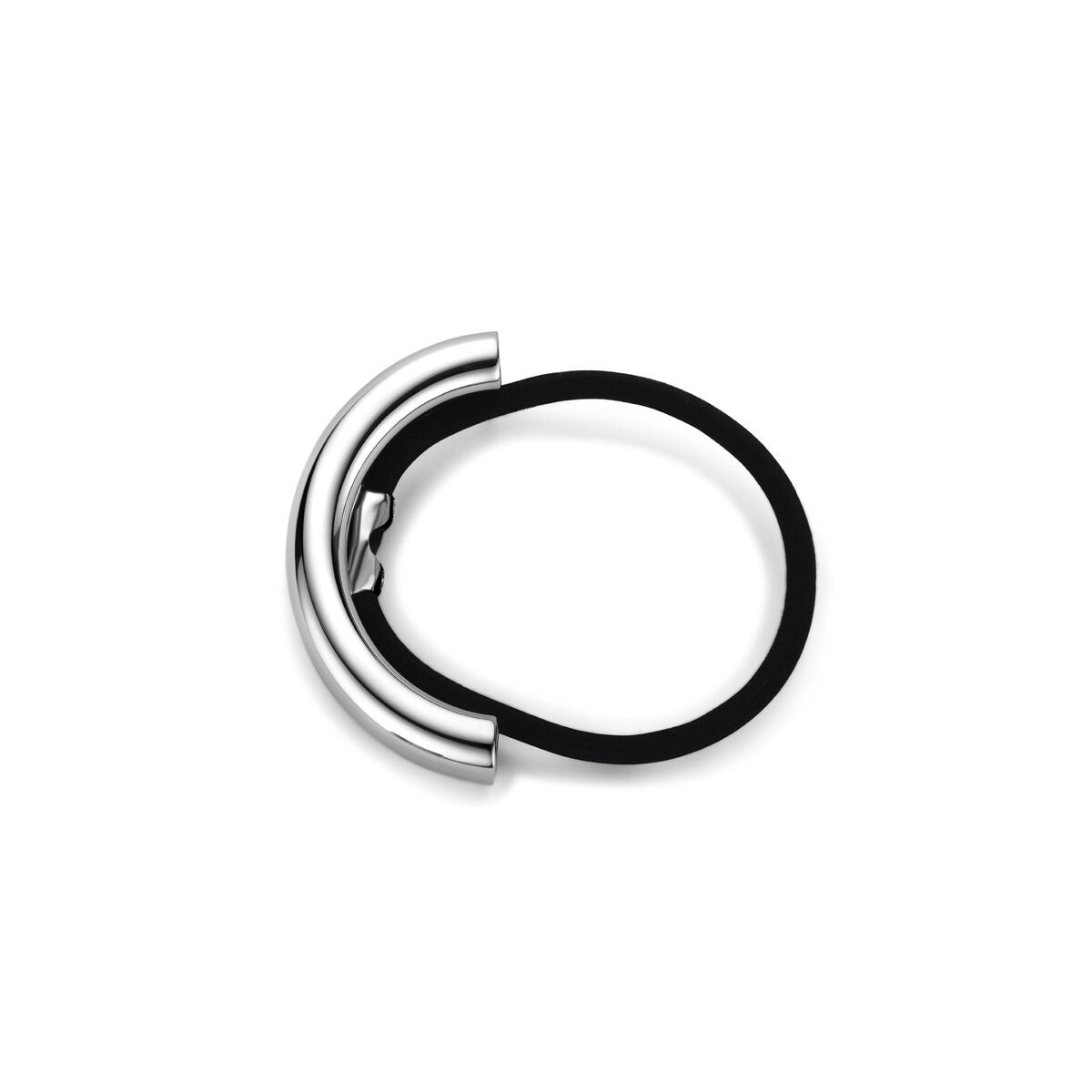 Bracelet de cheveux en acier couleur argent – 17x53 mm