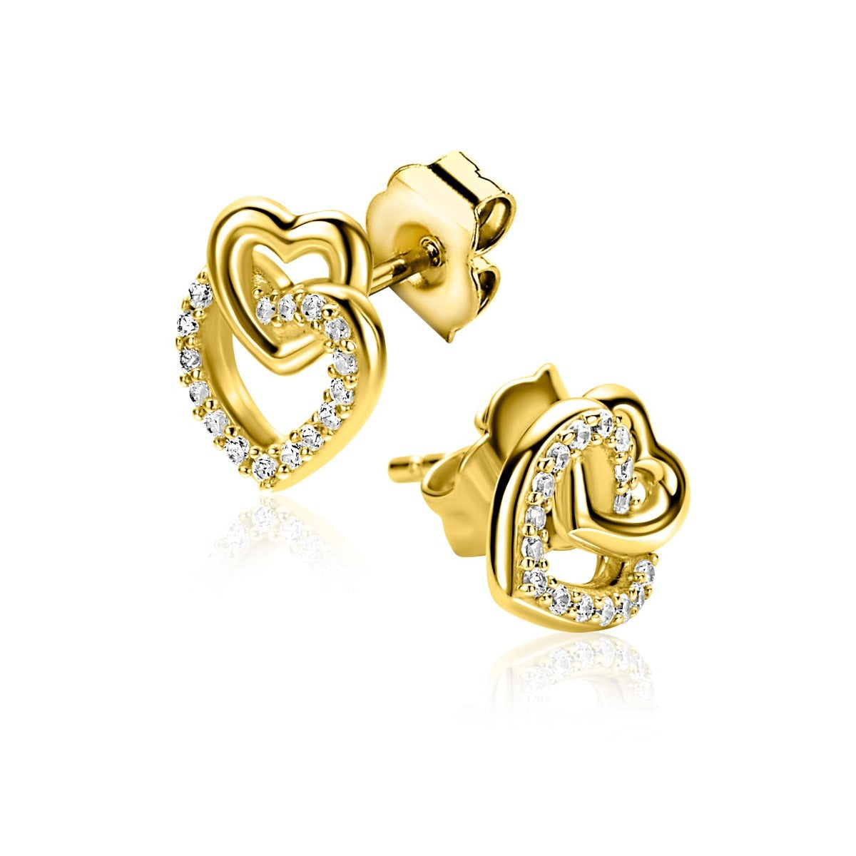Boucles d'oreilles Argent plaqué or ZIO2493Y