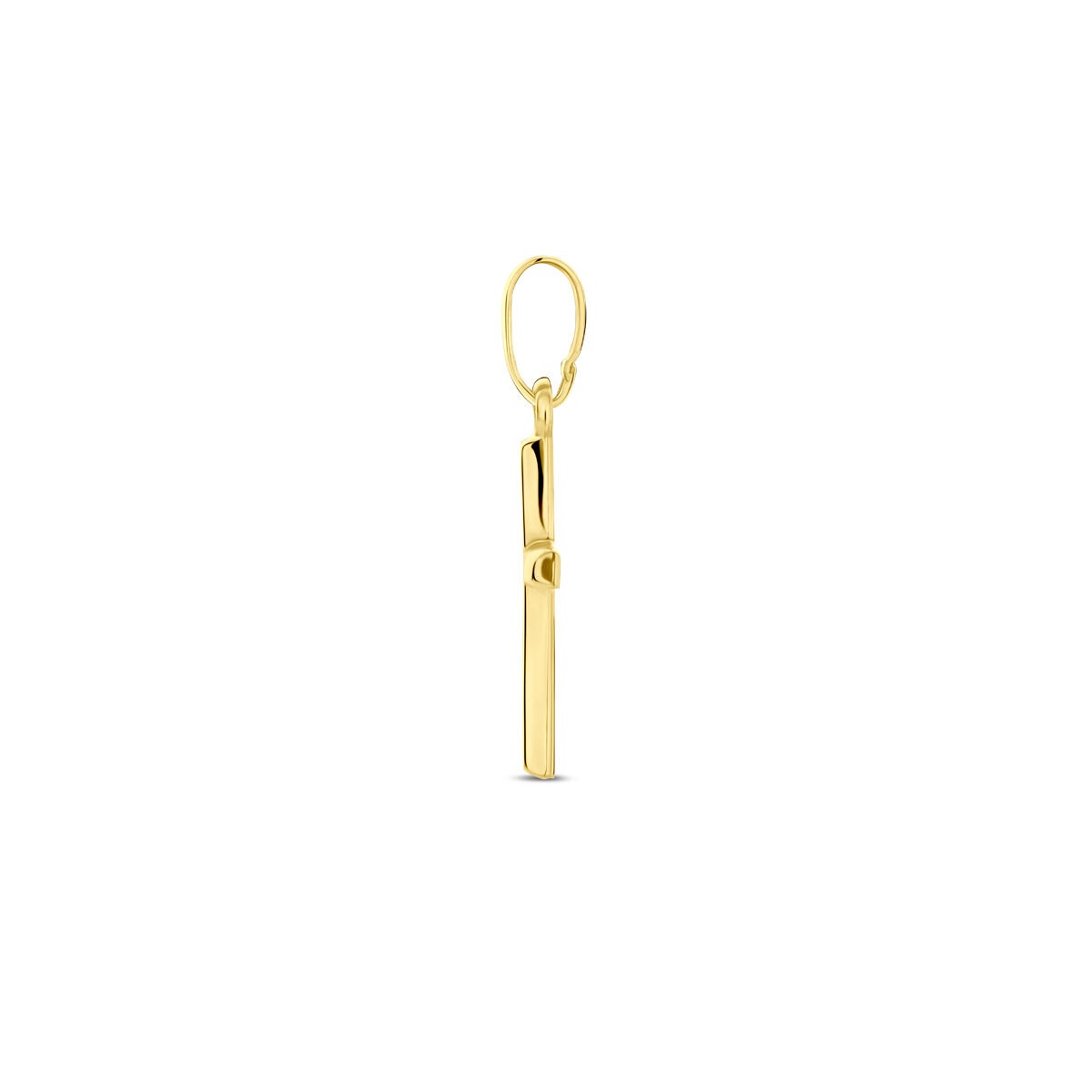pendentif croix en or jaune 9k