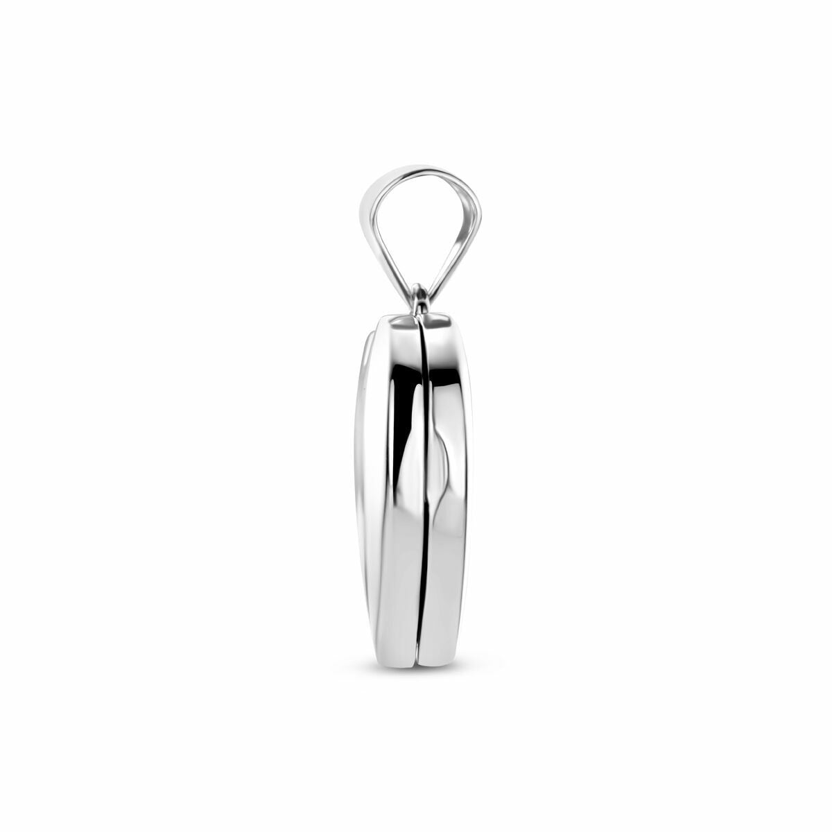 Médaillon en argent en forme de cœur 15,5 mm