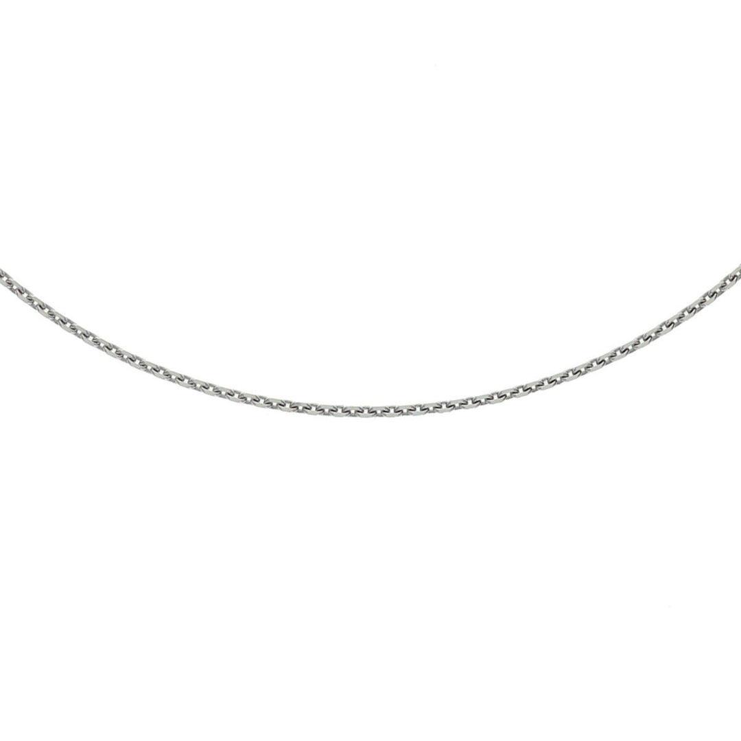 Zilveren anker collier – gerhodineerd 925 zilver