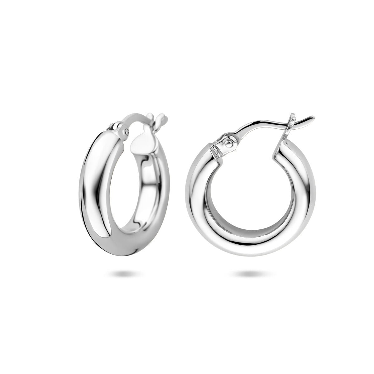 Créoles en argent 925 rhodiées – 17 mm