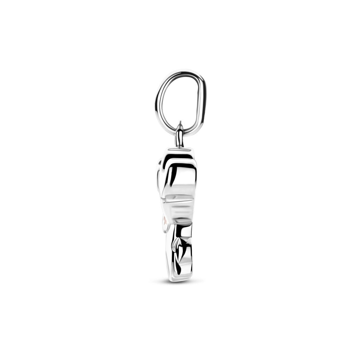 Pendentif pour enfant éléphant en argent avec zircone – 925 rhodié