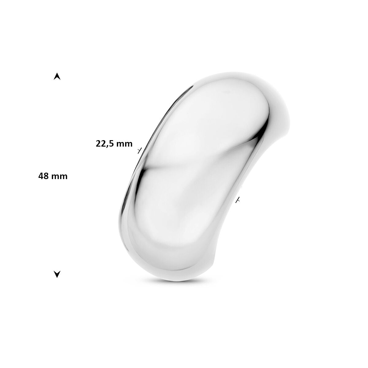 Bracelet de cheveux en acier – design argenté épuré