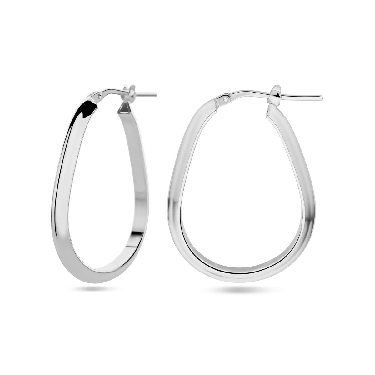 Créoles en argent 925 rhodiées