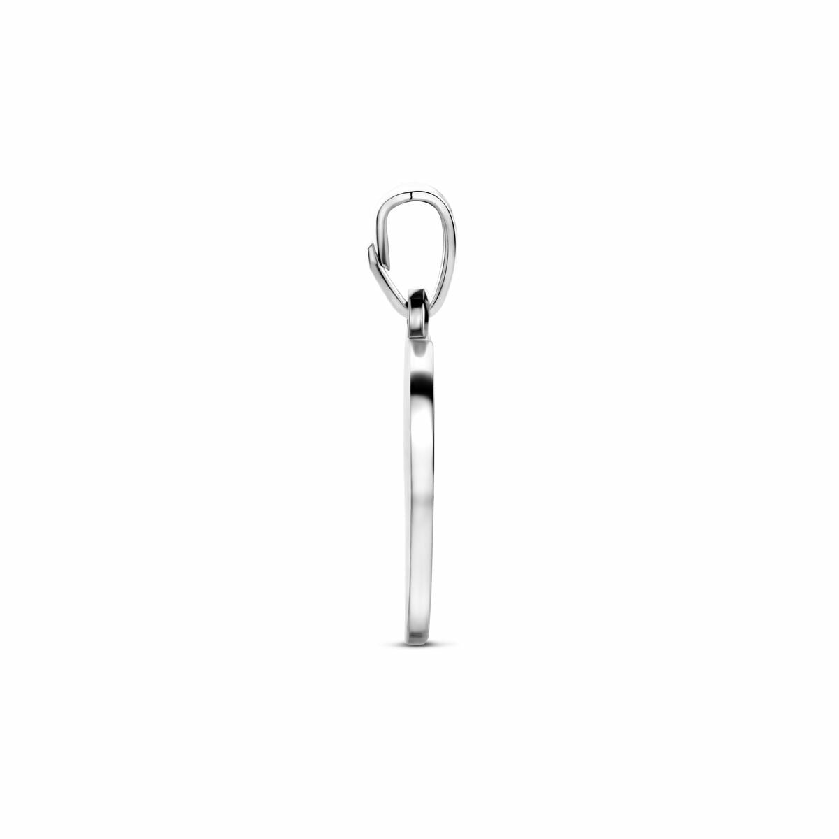 Pendentif en argent en forme de cœur - symbole personnel d'amour