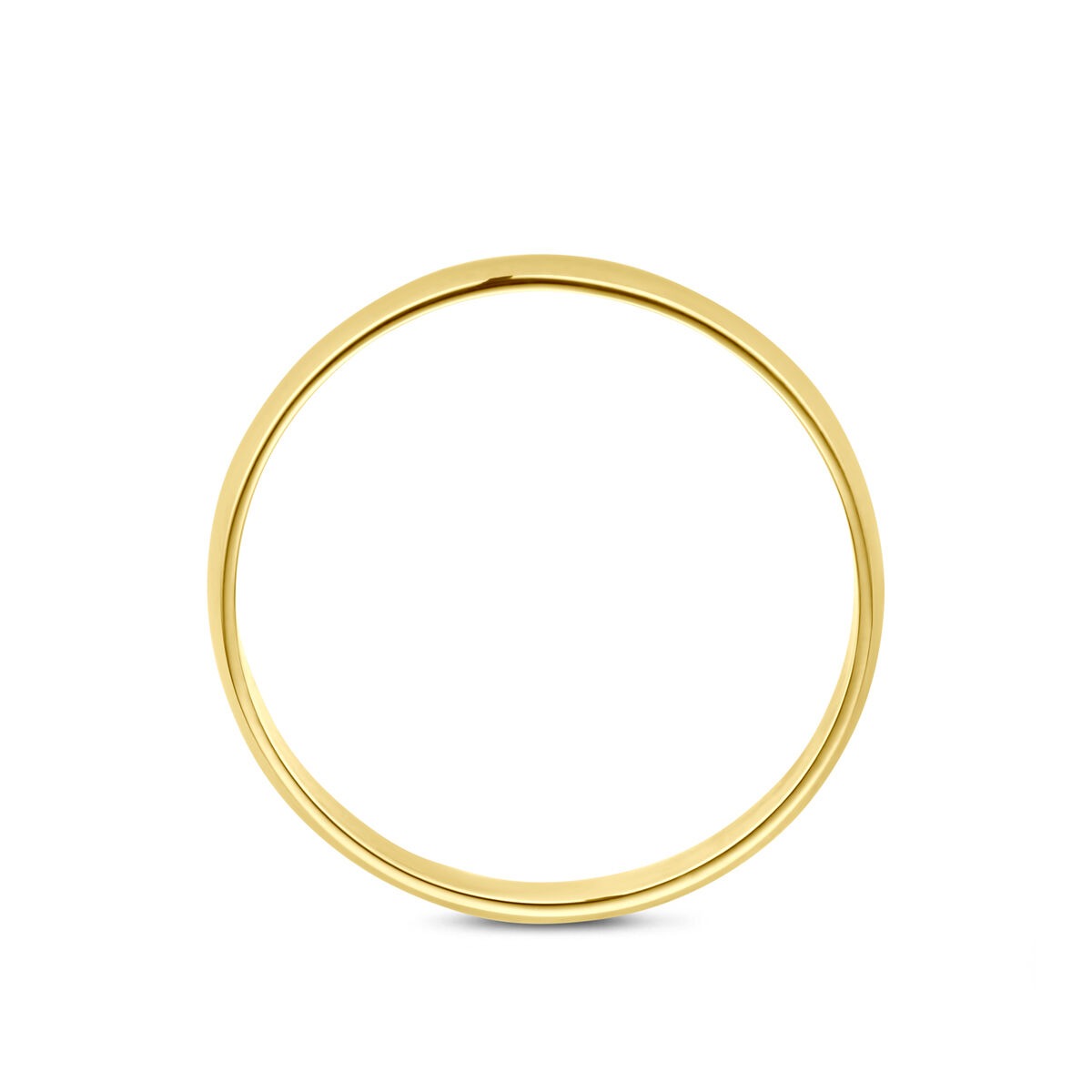 bague en or jaune 3mm