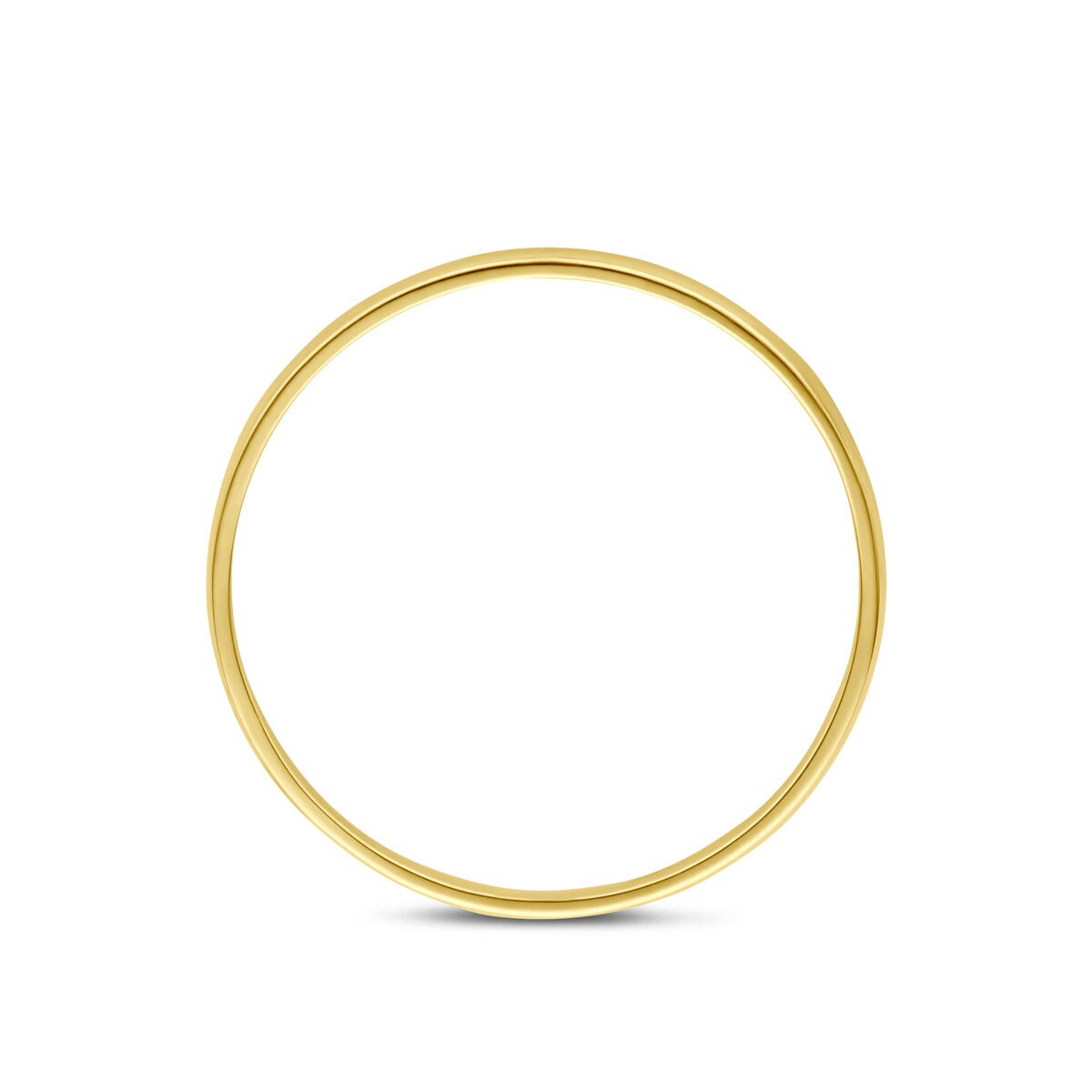 Bague pour femme en or jaune 14k – 1,5 mm