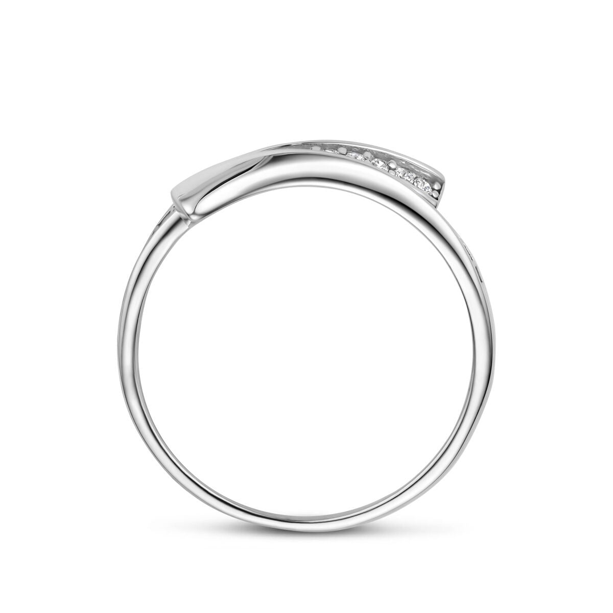 bague zircone argent rhodié