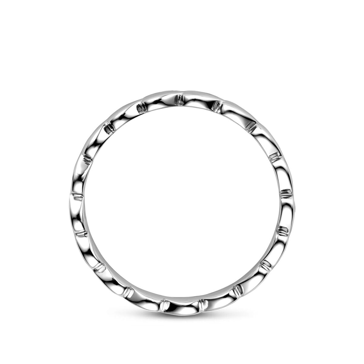 Bague pour femme en argent avec cœurs – rhodiée argent 925