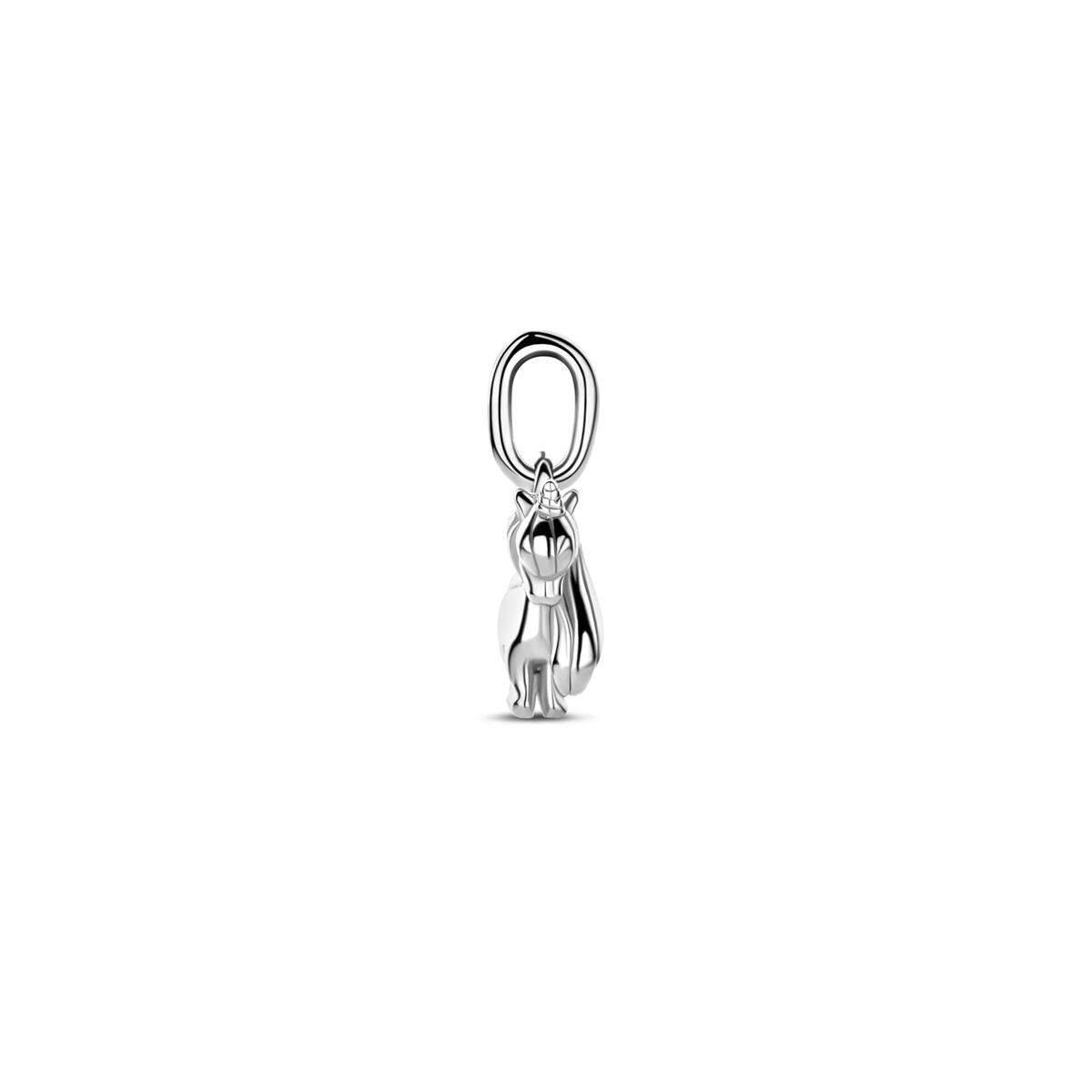 Pendentif pour enfant licorne – rhodié argent 925 12 mm