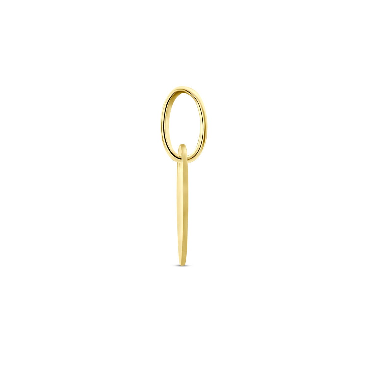 pendentif rond en or jaune 9k à graver