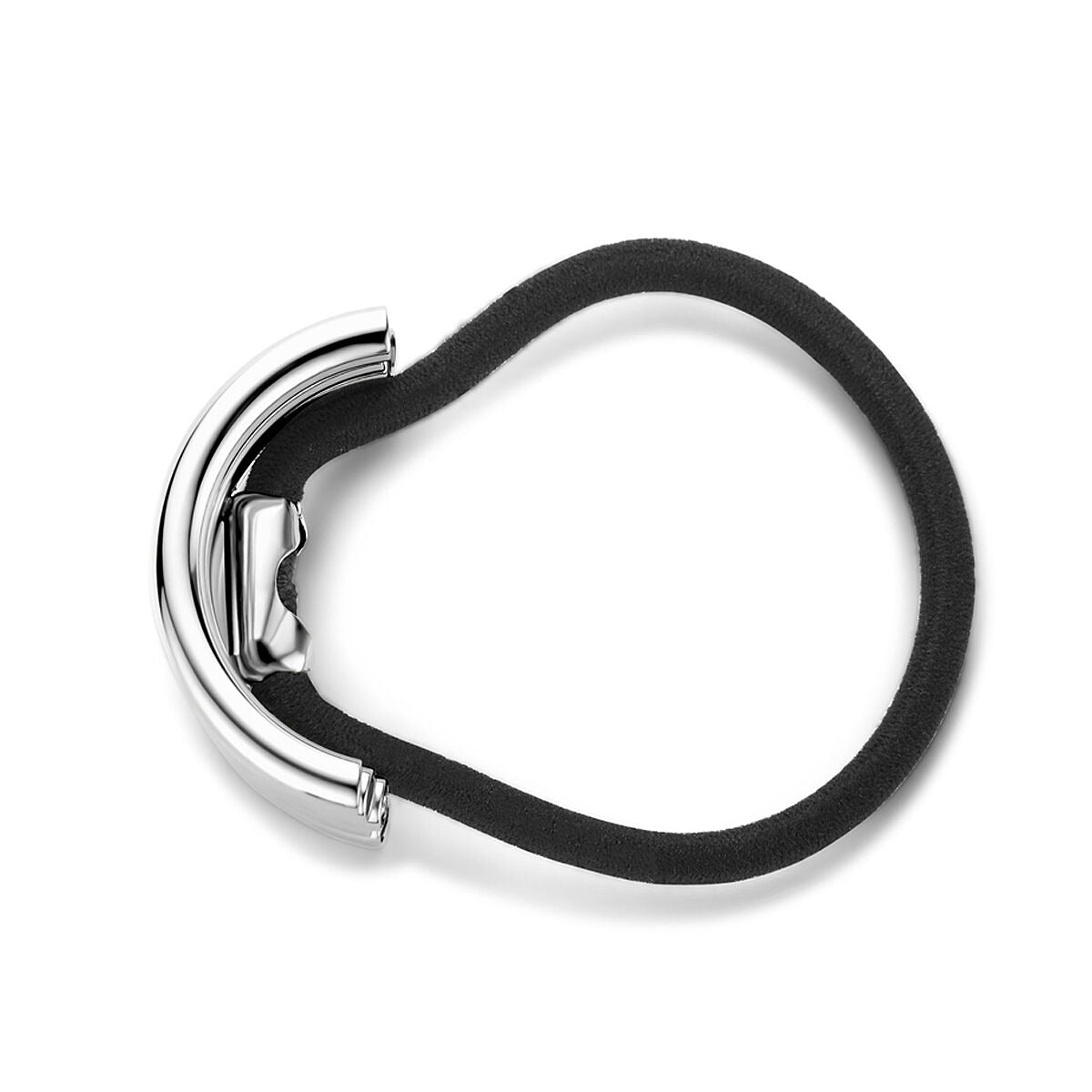 Bracelet de cheveux en acier couleur argent pour femme