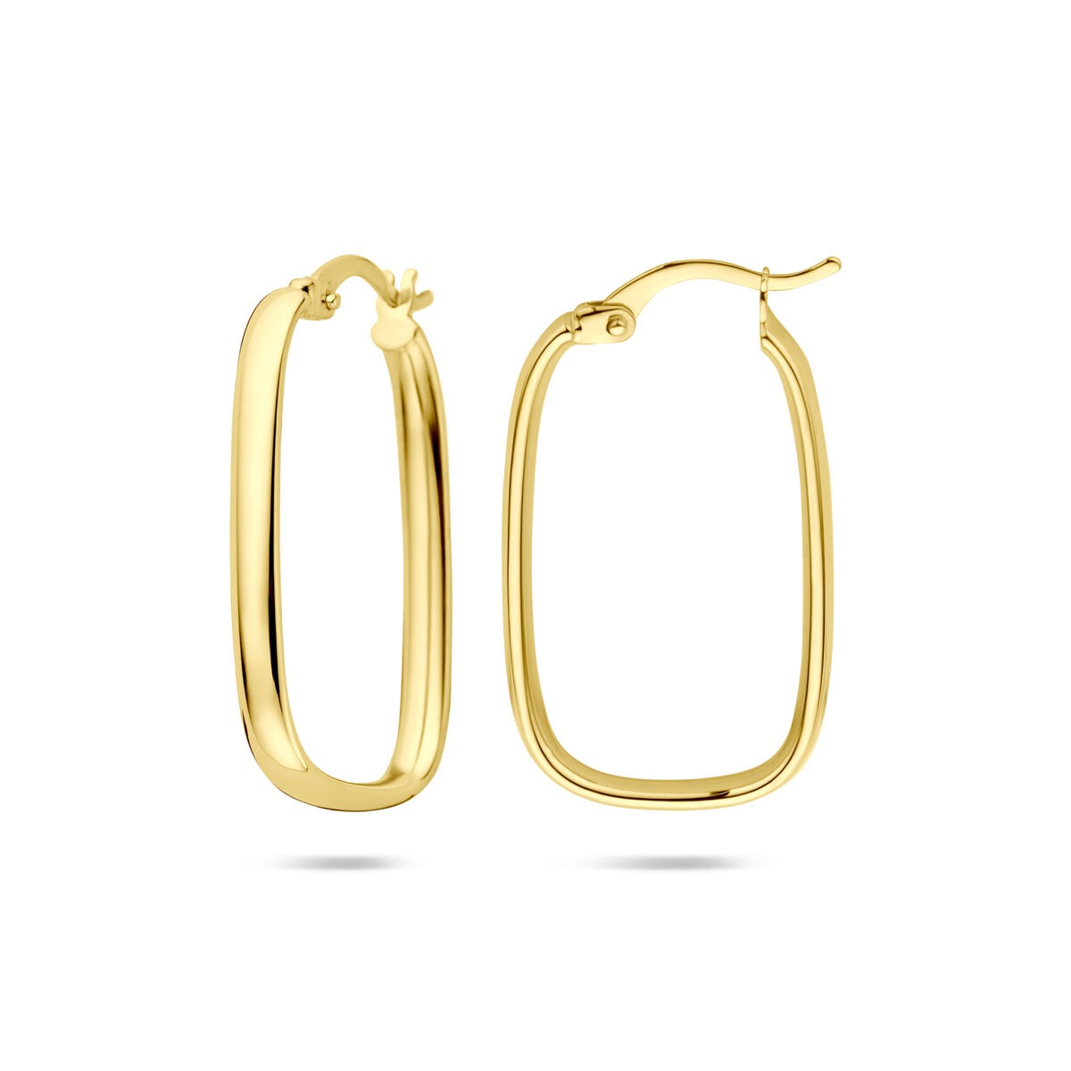 Créoles en or jaune 14k