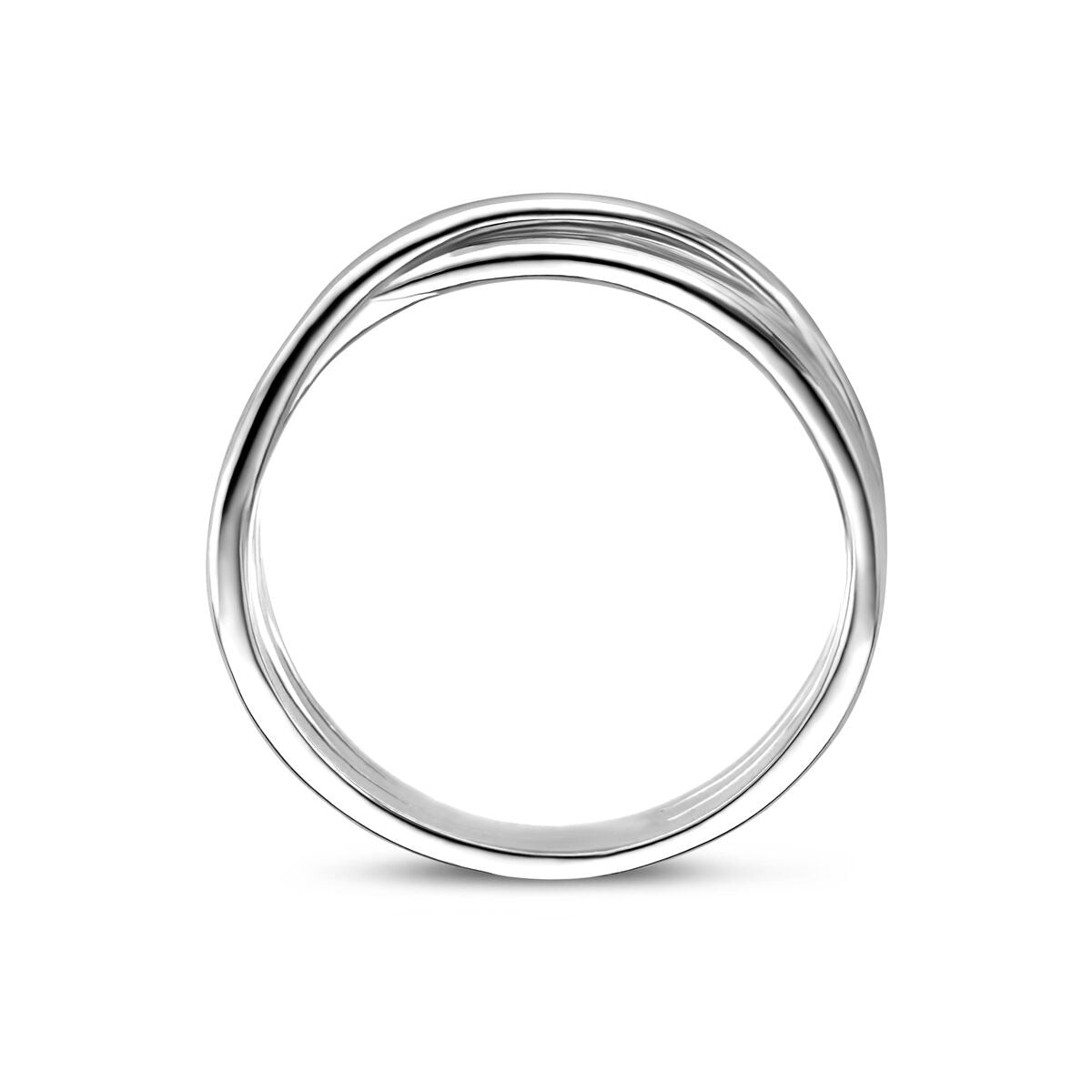 bague en argent rhodié 5.5 mm