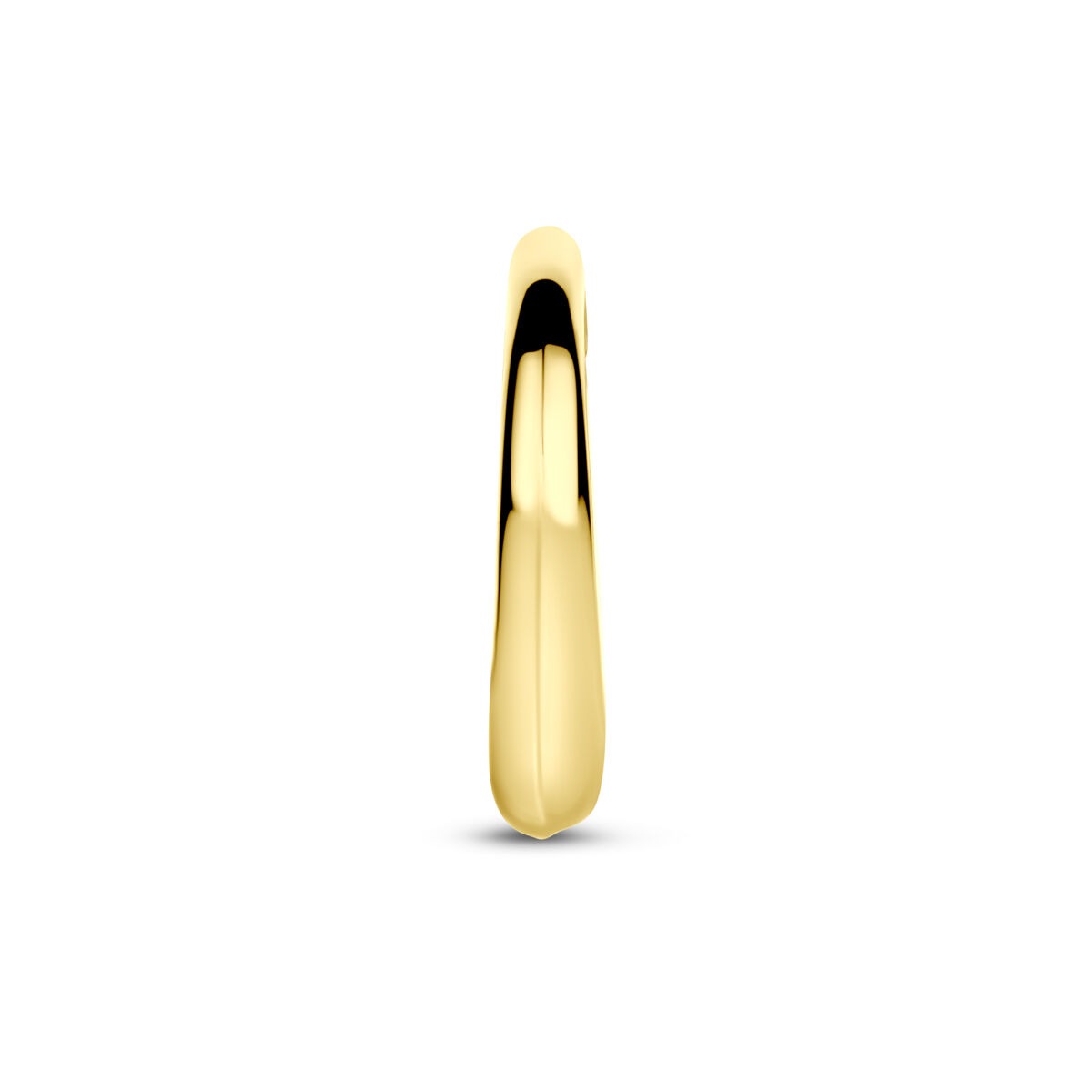 pendentif en or jaune en forme de cœur pour femme