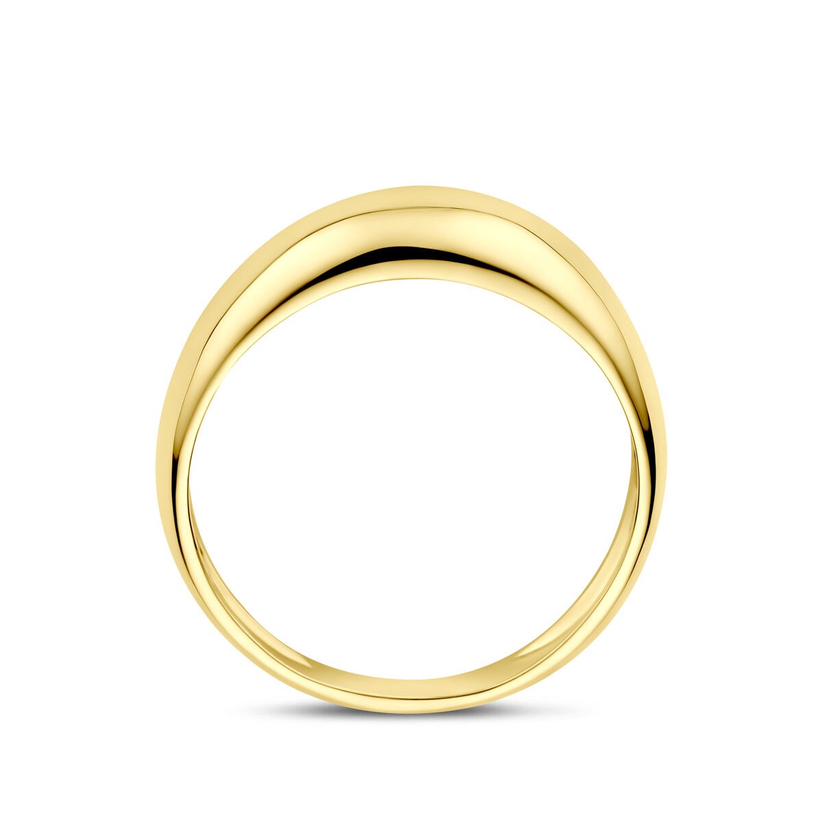 bague pour femme en or jaune 5.5mm de large