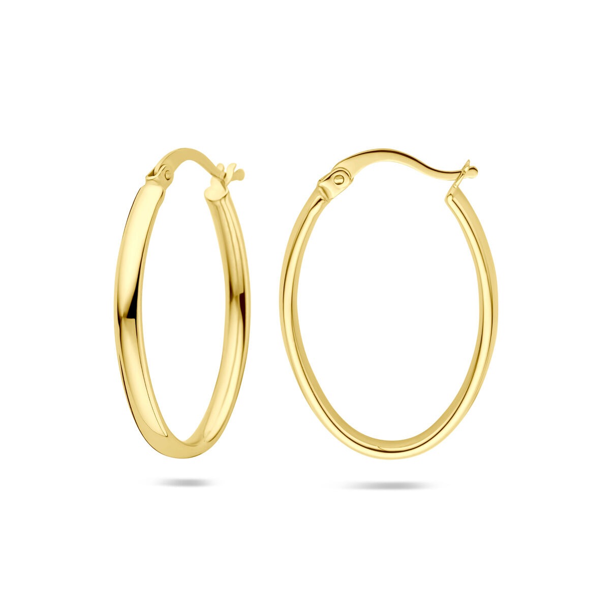 Créoles en or jaune 14k