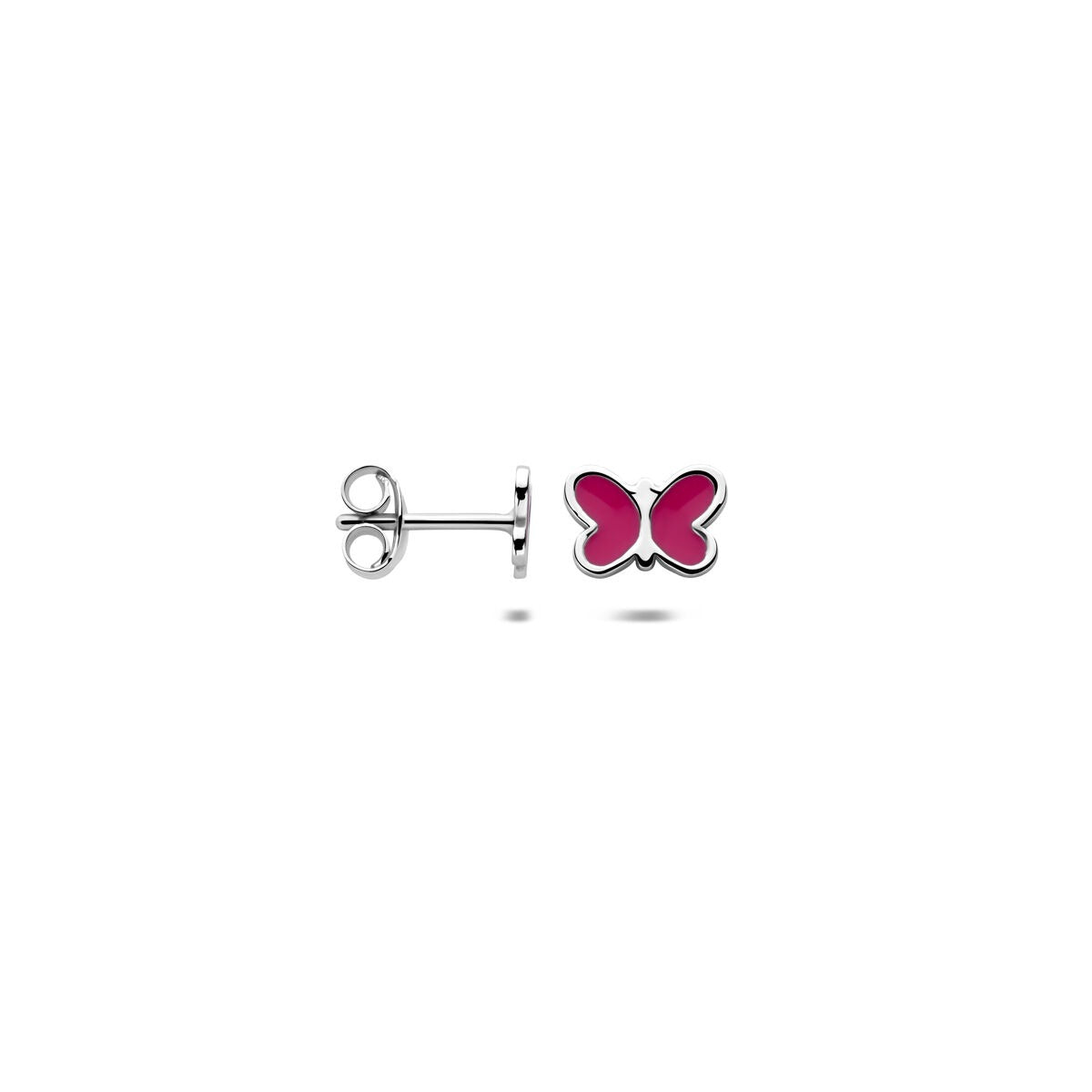 Puces d'oreilles pour enfant en argent – rhodié 925 argent 5 mm
