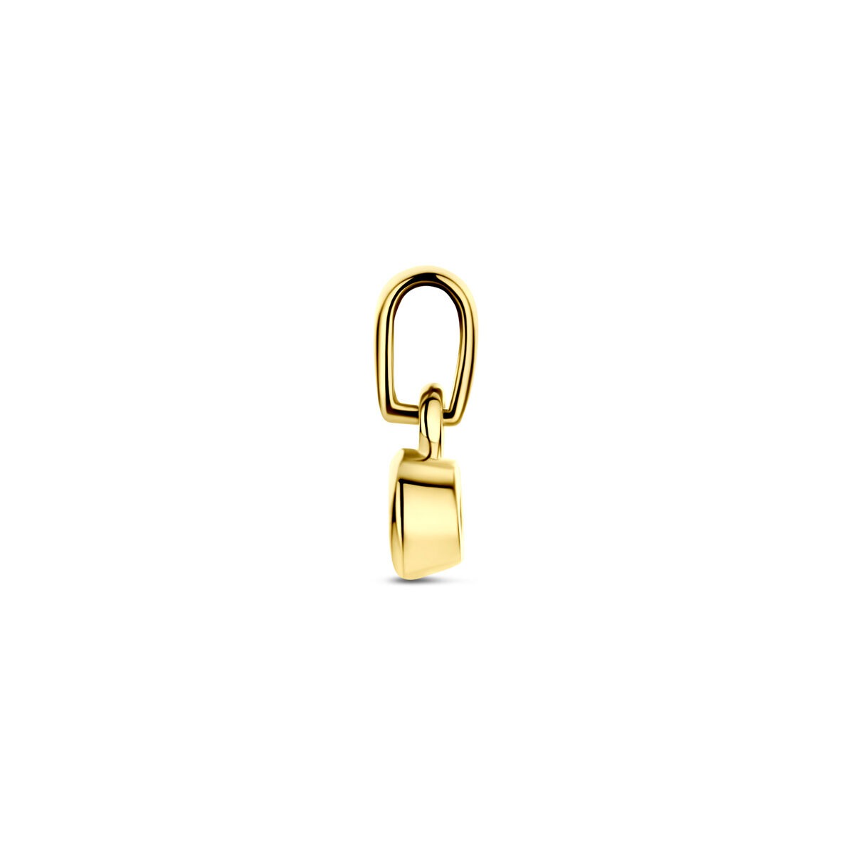 Pendentif en or avec zircone 14k – solitaire brillant 11 mm