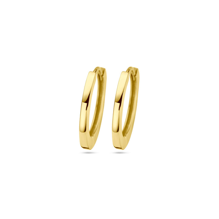 14k Geelgouden klapoorringen – 17 mm