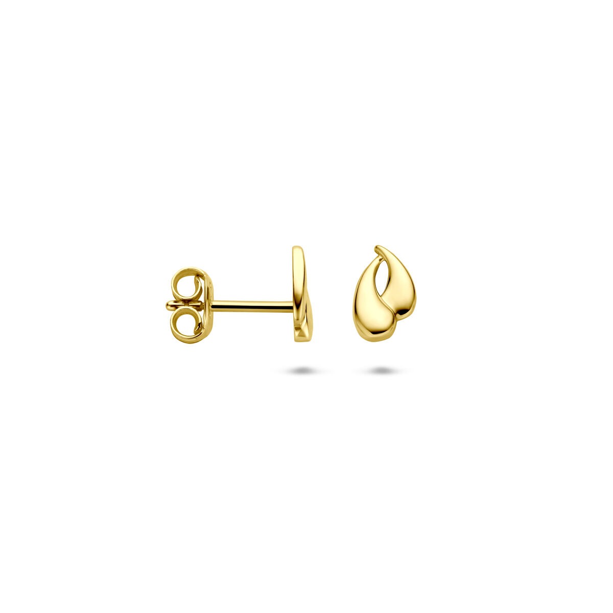 puces d'oreilles en or jaune 14k – 7.5 mm