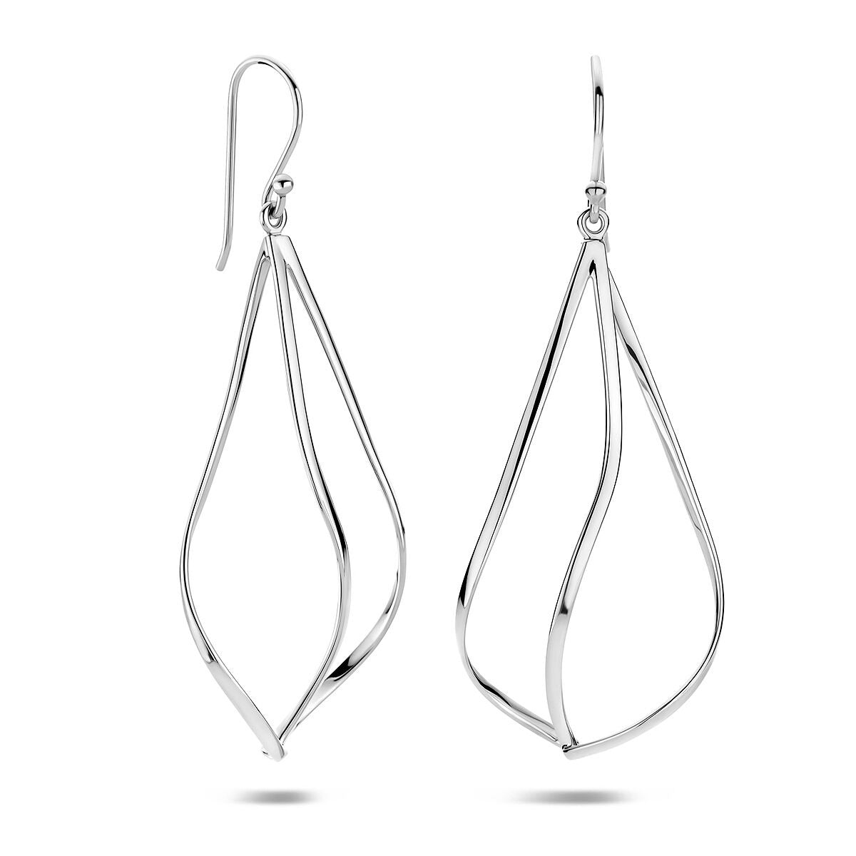 Boucles d'oreilles en argent – rhodié argent 925