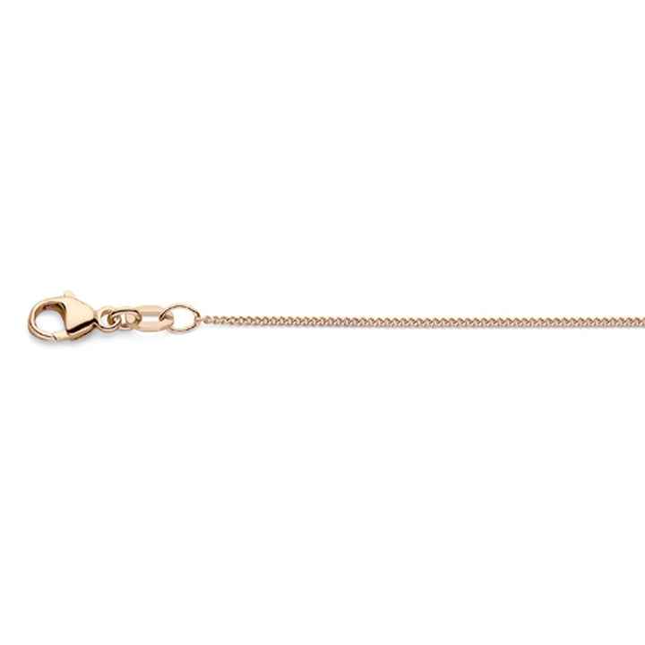 18k rosegouden dames ketting – gourmette collier 45 cm